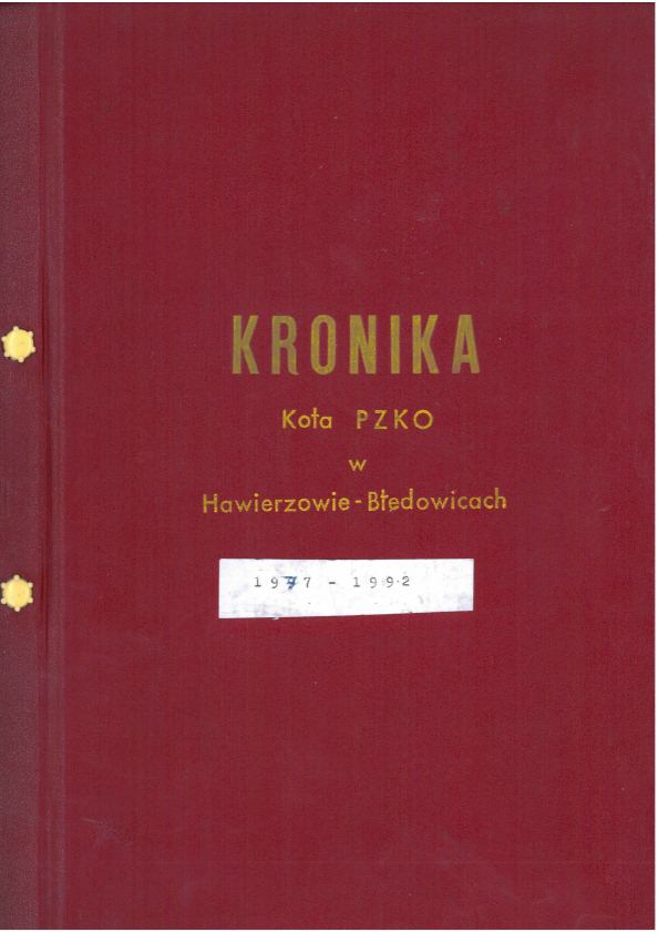 Kronika PZKO Błędowice tom II